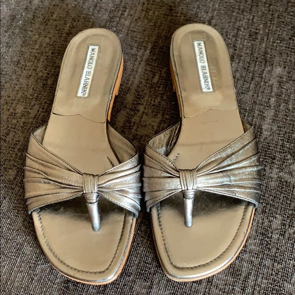 Manolo Blahnik sandals 36.5 fits like 6.5 - Picture 3 of 8
